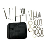 Maxbell Sax Repair Tool Steel Fittings Set with Storage Case for Woodwind Instrument