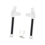 Maxbell 2Pcs Practical Window Handle Lock DIY Supplies Accessories Door Durable White