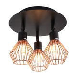 Max Maxb 15W 3-Head Adjustable Ceiling Lamp Spotlights w/ Hollow Lampshade White