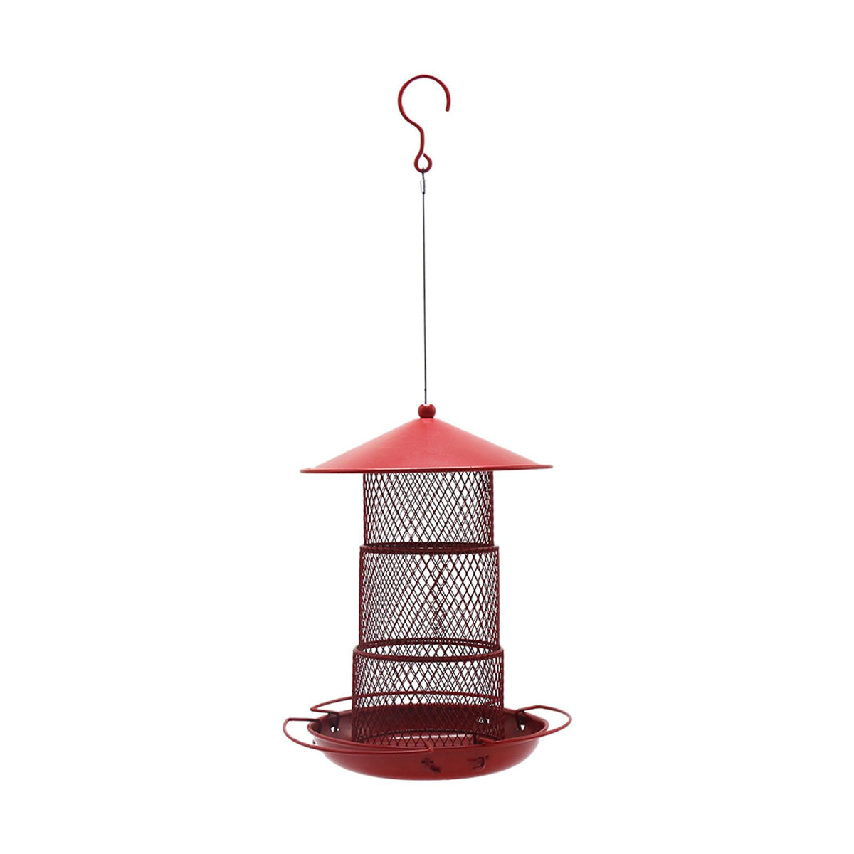 Maxbell Bird Feeders Iron Large Seed Capacity Squirrelproof for Backyard Yard Garden