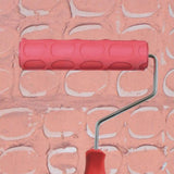 Max Maxb 7-Inch Assorted Embossed Pattern Painting Roller with Plastic Handle 14
