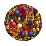 Max Waterproof Christmas Tablecloth Cover for 47inch Round Dining Tables  9