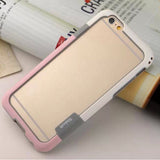 Max Soft Silicone Anti-drop Protection Case For iphone 7P/8P pink and white