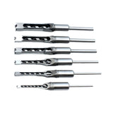 Maxbell HSS Woodworking Mortising Chisel for Drill Press Attachments DIY Woodworking 6Pcs