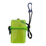 Maxbell Waterproof Dry Box Container Clip for Scuba Diving Snorkel Kayak Yellow