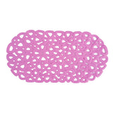 Max 26'' Bath Antislip Shower Mat PVC Toilet Bath Mat Shower Bath Mat Pink