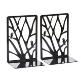 Maxbell 2 Pieces Book Ends Metal Stationery for Bookcase Book Shelves Document