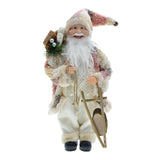 Maxbell Santa Figurine Standing Santa Doll Toy Christmas Ornaments for Collection StyleL