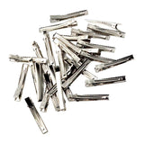 Maxbell 10/30/100Piece Alligator Teeth Hair Clip Flat Single Prong Hair Clip 30Pcs