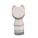 Maxbell Travel Bottles Silicone Empty Portable Toiletry Bottle for Sunblock Shampoo Gray