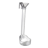 Maxbell Feeding Tube Transparent Dish Tray for Clams Fish Tank Aquarium Accessories