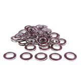 Max 40Pcs Curtain Rings Sewing Curtains Drapery Blinds Decoration Purple