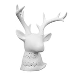 Max Ceramic Deer Head Decorative Ornament Furnishings Decoration Craft Decor L
