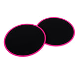 Maxbell 1 Pair Glider Slide Discs Fitness Gliding Gym Slider Exercise Core Pink