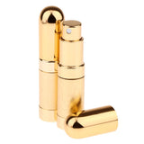 Maxbell 2Pcs Portable 6ml Refillable Perfume Atomizer Empty Bottle Pump Spray Golden