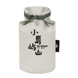 Maxbell Hiking Food Grain Rice Bag 680ml Durable Pouch Drawstring Closure Portable White