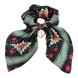 Maxbell Pearl pendant bow hair loop hair rope 2