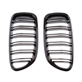 Maxbell 1 Pair Car Plastic Grill Grille Mesh For BMW F10 F11 F18 528i 530i 535i M5