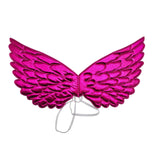 Maxbell Lovely Fairy Wing Butterfly Wing Prop for Carnival Costume Rose Red