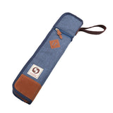 Max Cotton Padded Drumstick Bag - Soft Carrying Case for Sticks Mallets Blue