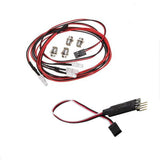Maxbell 4pcs RC Car LED Lamp & LED Lamp RC Circuit Panel For 1/10 1/8 RC HSP