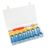 Maxbell 16 Pieces AC Fuel Line Disconnect Tool Set for A/C Fuel Transmission Systems