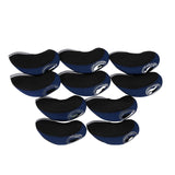 Maxbell 10 Pieces Golf Iron Headcovers Golf Club Head Cover Golf Accessories Guard Dark Blue