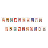 Maxbell Cat String Flag 20Pcs 8x12 Flags Banner Bunting for Izakaya Window Decor StyleA