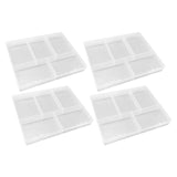 Maxbell 4Pcs Plastic Storage Box Case Organizer Container for Makeup Cosmetic Beads