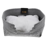 Maxbell Pet Dog Puppy Cat Soft Cotton Warm Plush Cozy Nest Mat Pad Bed House Gray