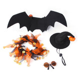 Maxbell Halloween Pet Costume Set for Small Medium Dogs Cats Apparel Party Supplies