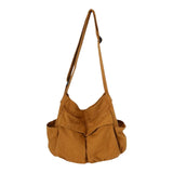 Maxbell Shoulder Bag Canvas Adjustable Shoulder Strap Anti Soft for Shopping