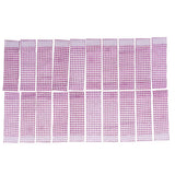 Maxbell 20pcs Plastic Diamond Napkin Rings Holders Wedding Party Table Decor Blue