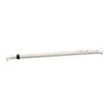 Maxbell Home Shower Curtain Rod Expandable Adjustable Tension New White 210-260cm