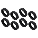 Maxbell 8 Pieces Travel Suitcases Wheels Cover More Quiet Trolley Case Casters Cover B