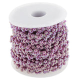 Max 16yds Pearl Bead String Trim Sewing String Favor Crafts DIY Decor Purple
