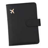 Maxbell Card Holder Protector Document Organizer Passport Cover for Men Gift Wedding Black