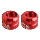Maxbell Bike Vacuum Tire Law Mouth Nut Bicycle Tire Inner Tube Valve Caps Red