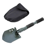 Maxbell Multifunction Folding Camping Spade Equipment with Storage Bag Hiking Green
