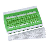 Max 30 Holes Floss Organizer Embroidery Tool Sewing Needle Pins Holder Green