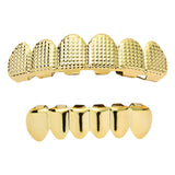 Max Hip Hop Grill Teeth Fake Mouth Jewelry Costume Cosplay Decor Golden/Silver