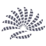 Max 12pcs 4inch Archery Feathers Fletches Right Wing Parabolic Cut Shape White