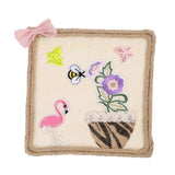 Max Children DIY Material Handmade Wood Crafts Kids Birthday Gift pink brown