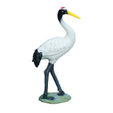 Maxbell Outdoor Garden Art Sculptures Crane Miniature for Porch Fairy Garden Desktop 25cm