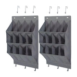 Maxbell Collapsible Door Shoe Rack Organizer Storage Pouch for Wardrobe Home Wall 12 Pockets