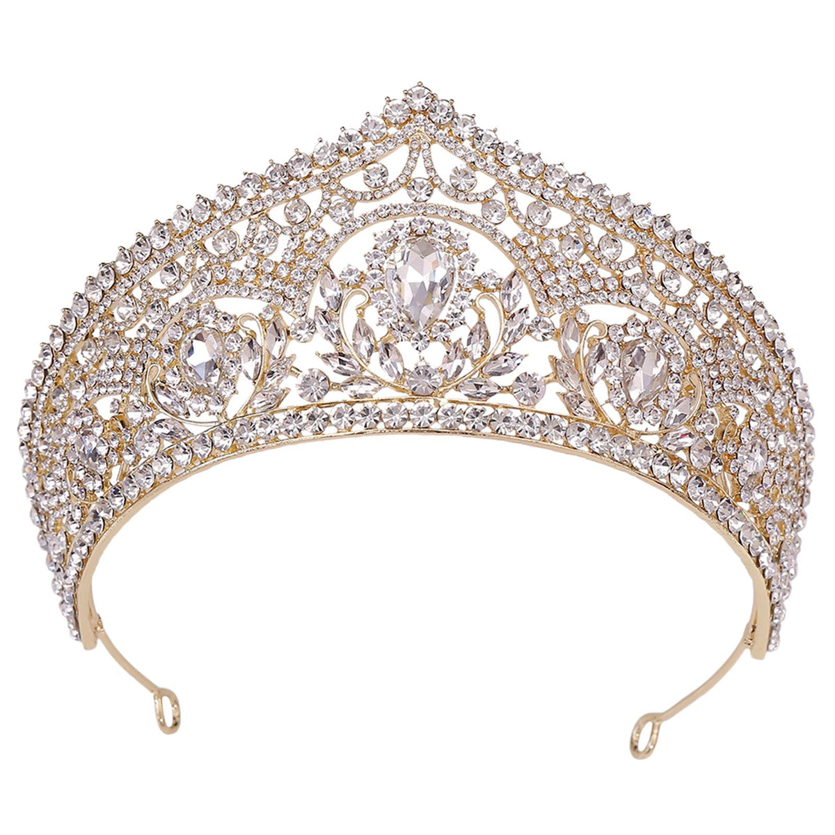 Maxbell Bridal Crown Headpieces Pageant Headpiece for festival Birthday Aureate