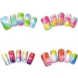 Maxbell Fashion 20 Sheet Wedding Party Colorful Nail Art Water Transfer Decal Stickers Manicure Tips Tattoo - Style 8