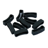 Max 10Pack Watch Silicone Fastener Rings  Black 3