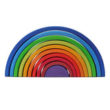 Maxbell Handmade Wooden Rainbow Stacking Stacker Toddler Montessori Toy