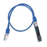 Max Mini PCI-E Graphics Extension for GPU Mining Powered Riser Adapter Card,USB